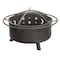 Pure Garden 5-Pc Round Fire Pit Set with Cutouts 50-106 - alternate 3